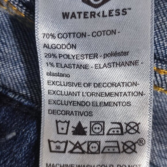 Signature by Levi Strauss jeans women's size 18M denim blue colour straight leg - Picture 8 of 16